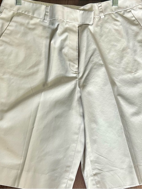 Brooks Brothers Women's Cream-White Bermuda Shorts - Picture 5 of 11